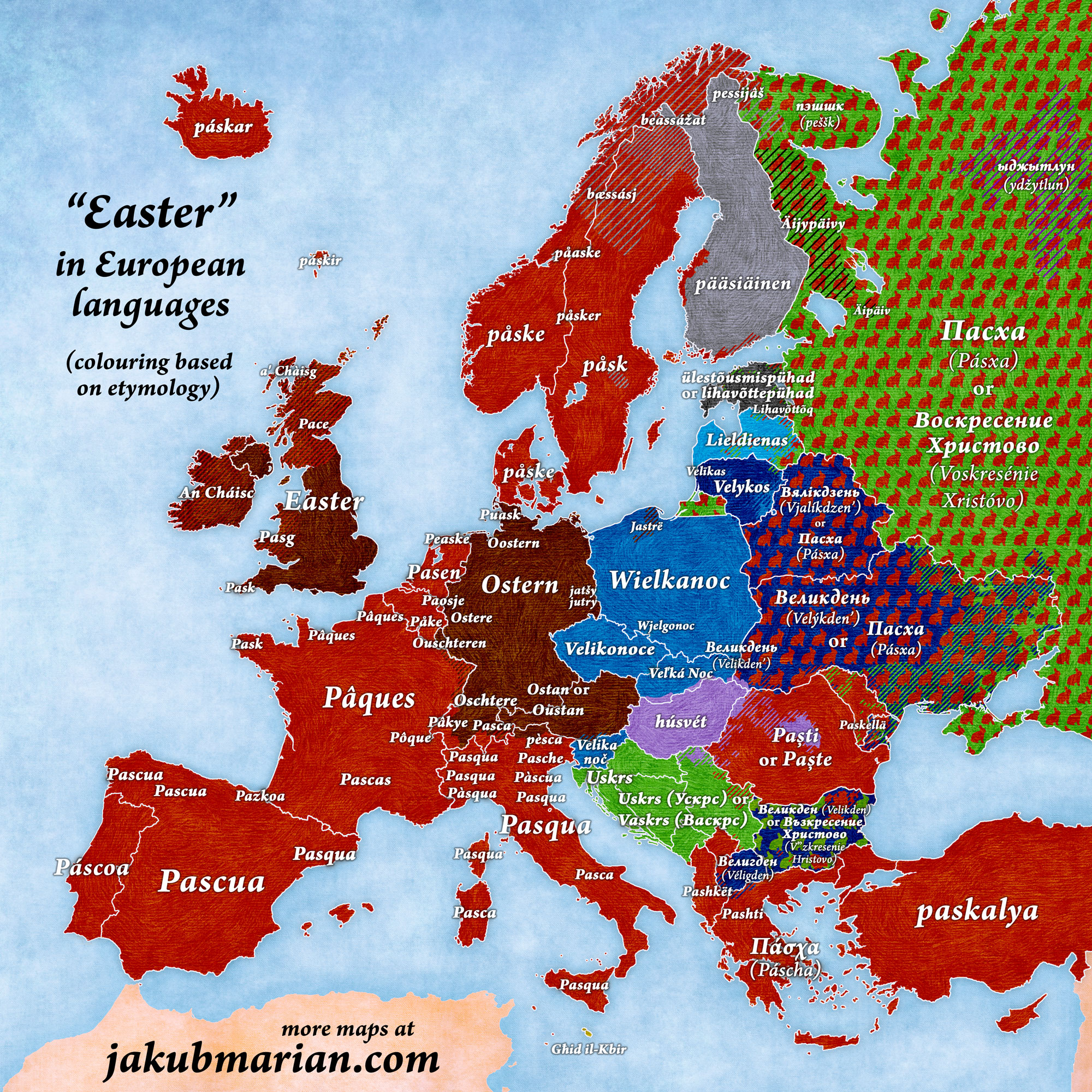 Easter in European languages