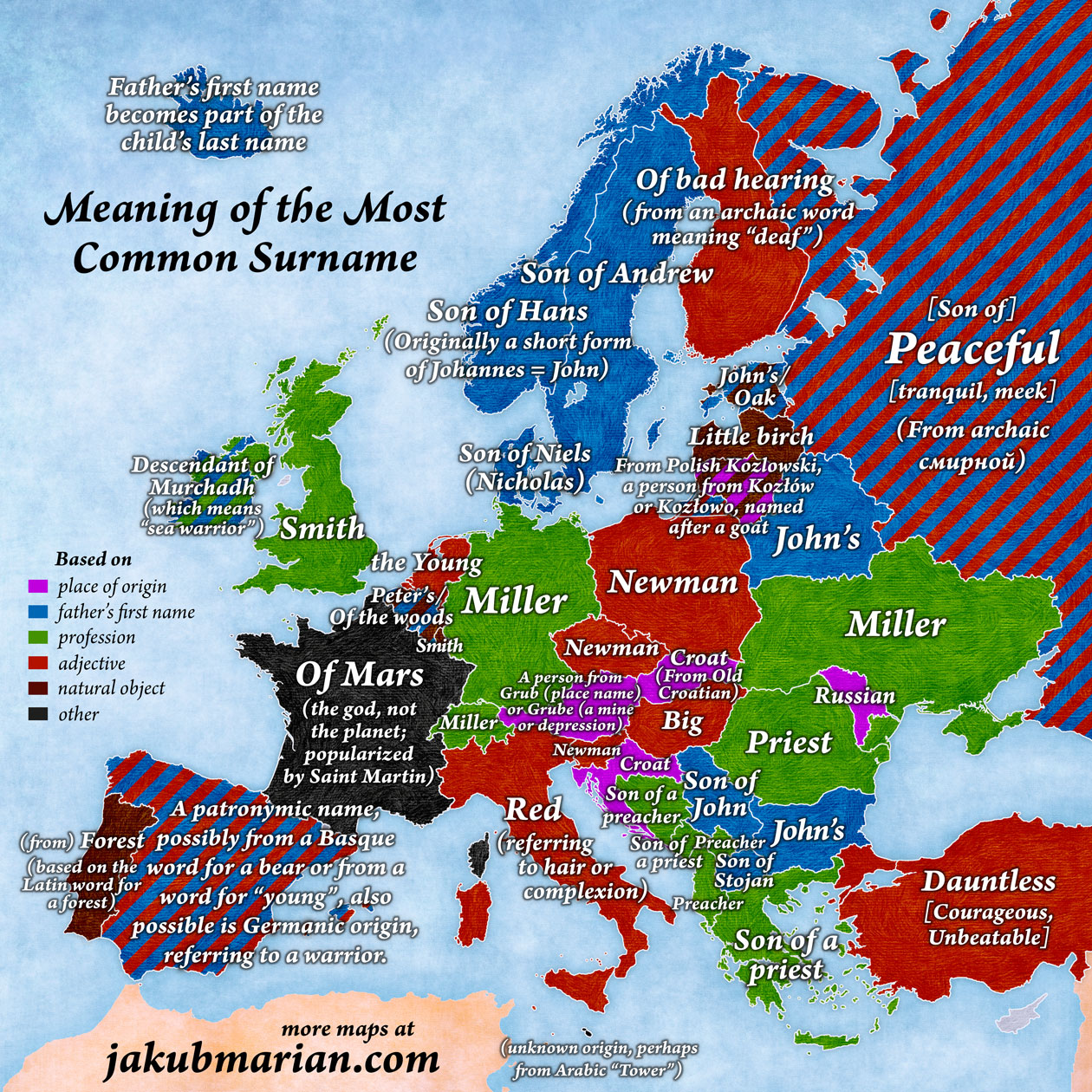 most-common-surnames-by-country-in-europe