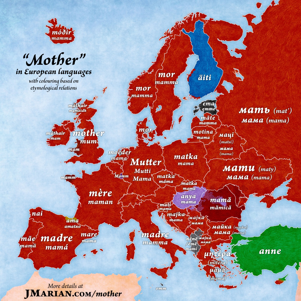 mother-in-european-languages