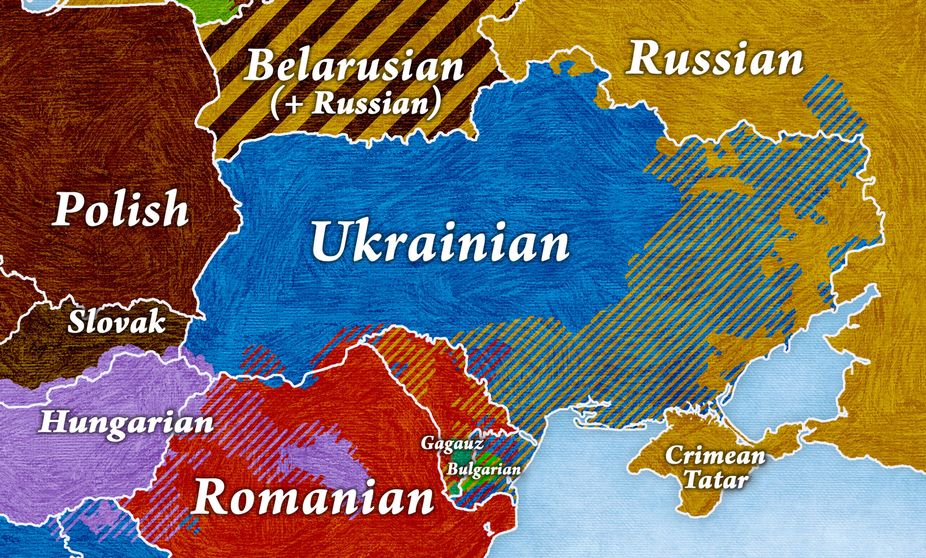 Ukraine In My Linguistic Maps   Ukraine Languages 