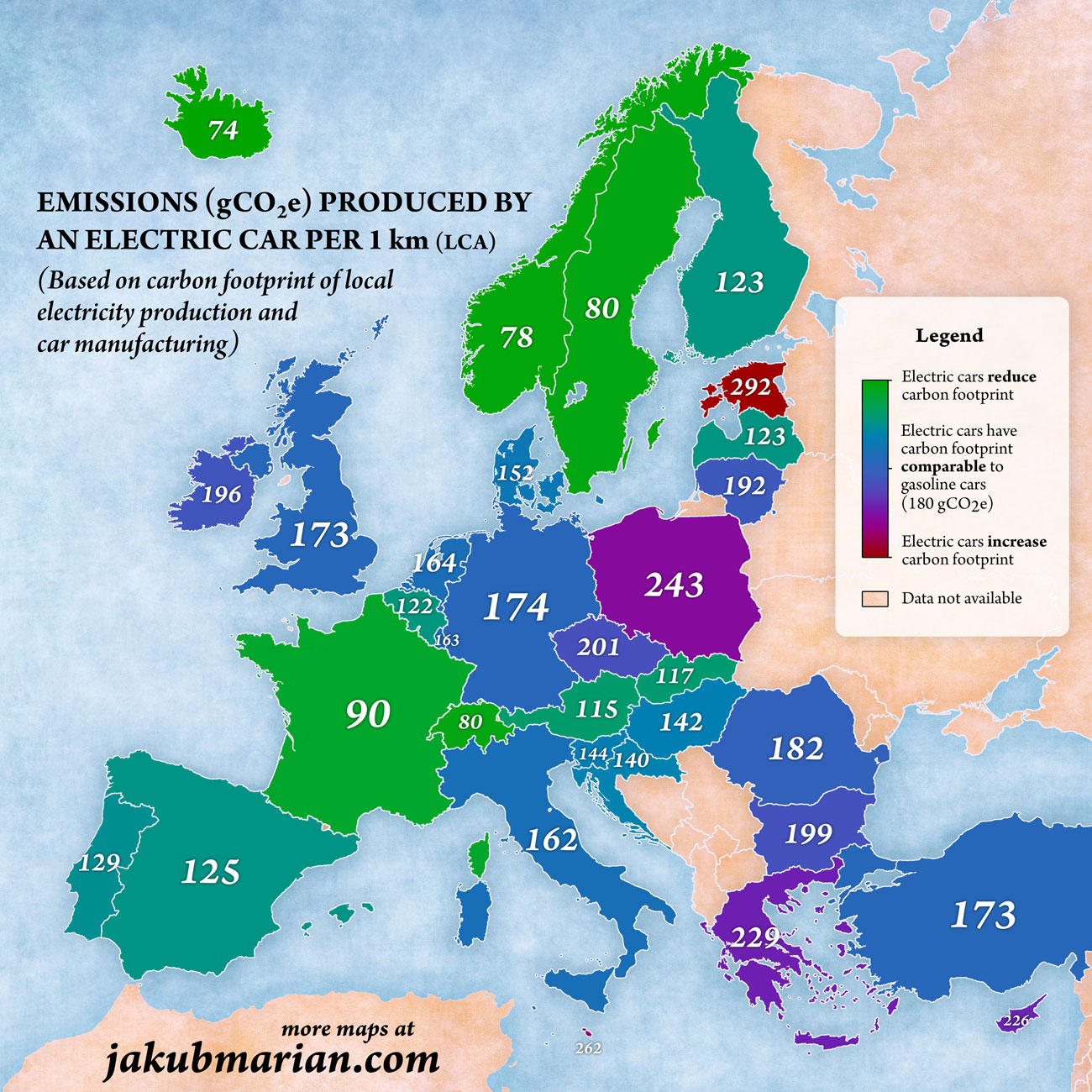 plan electric car trip europe