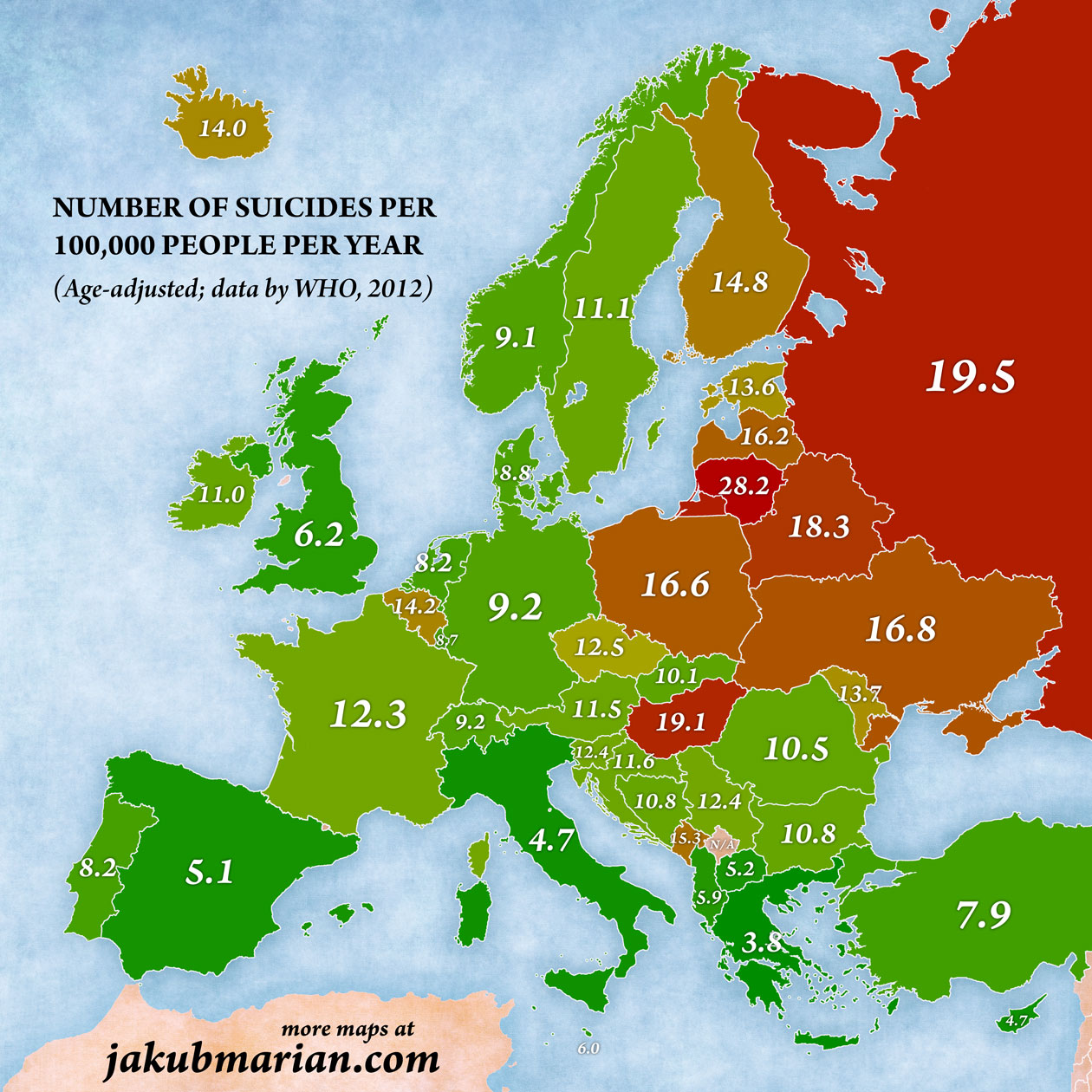 Suicides in Europe