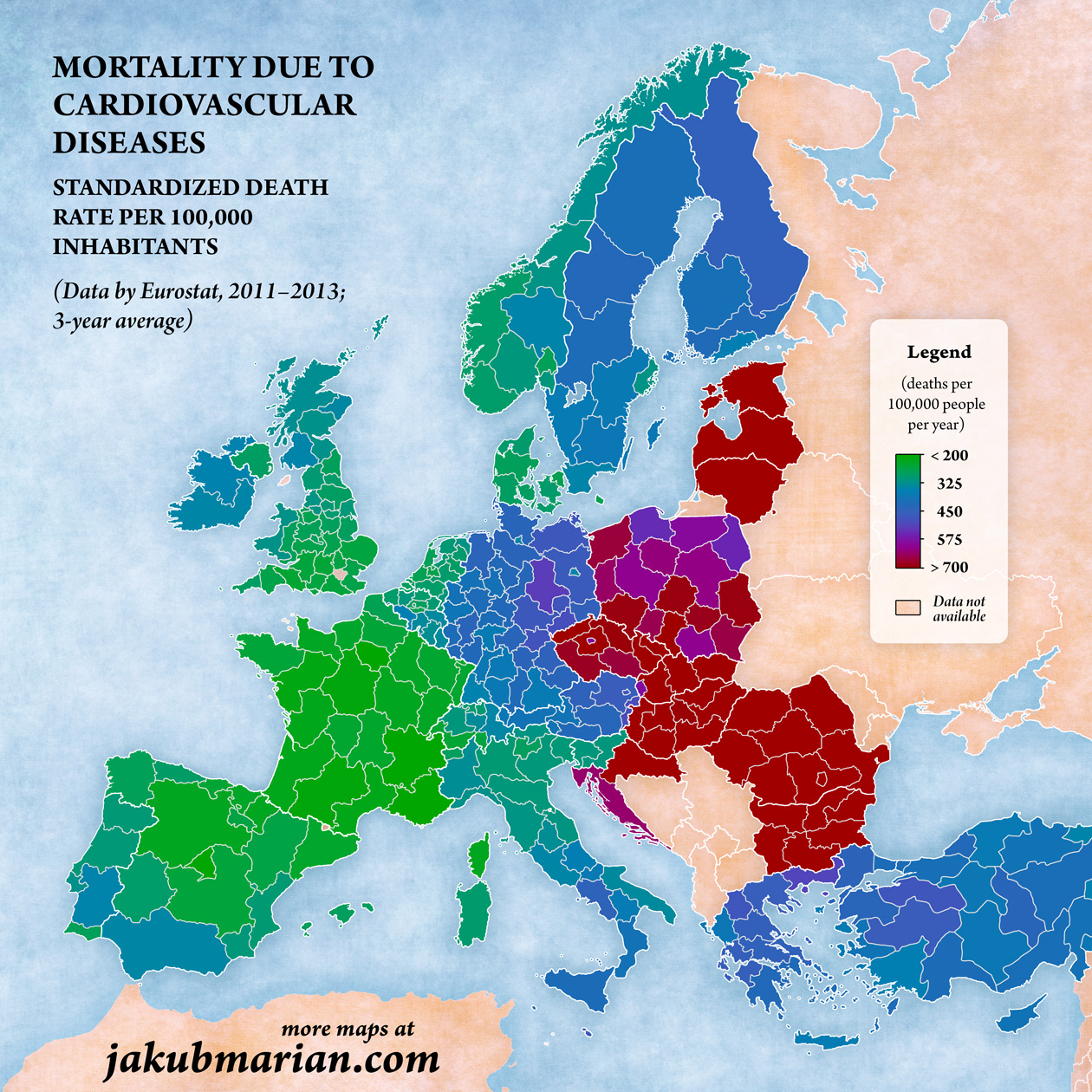 Cardiovascular disease Europe mortality