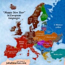 Happy New Year in European languages