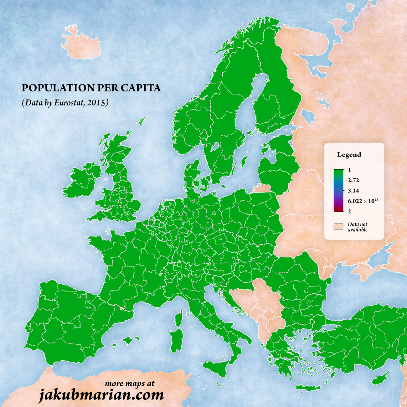 population per capita NUTS 2