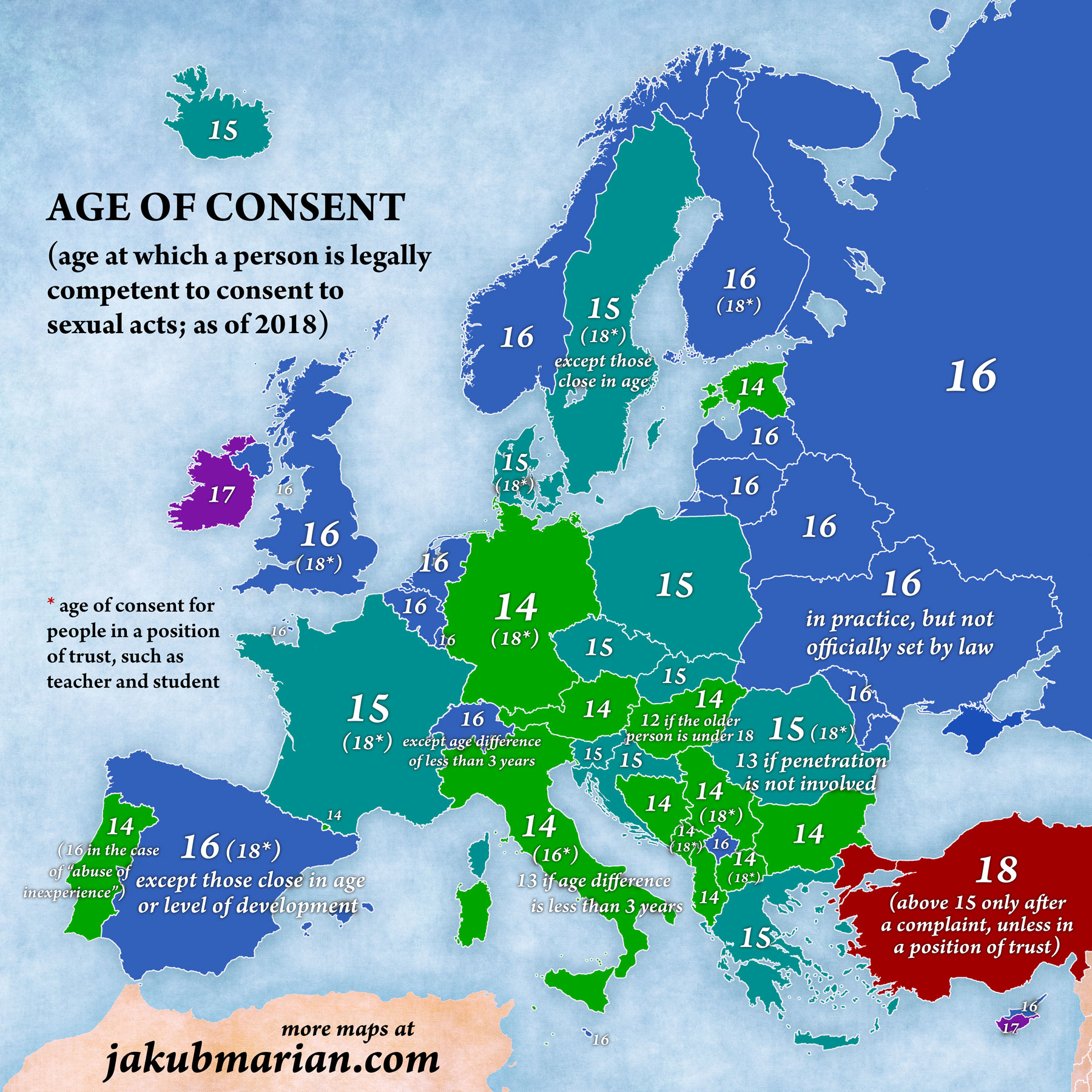 Age of consent dating laws