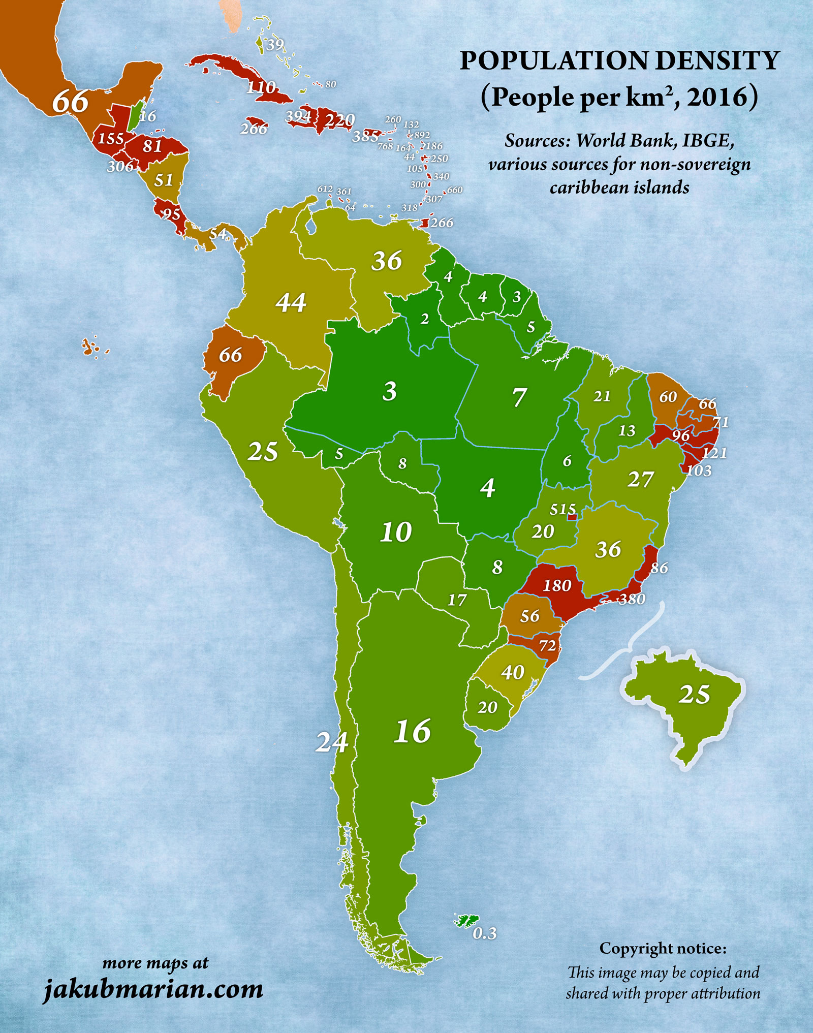 costa rica population density map