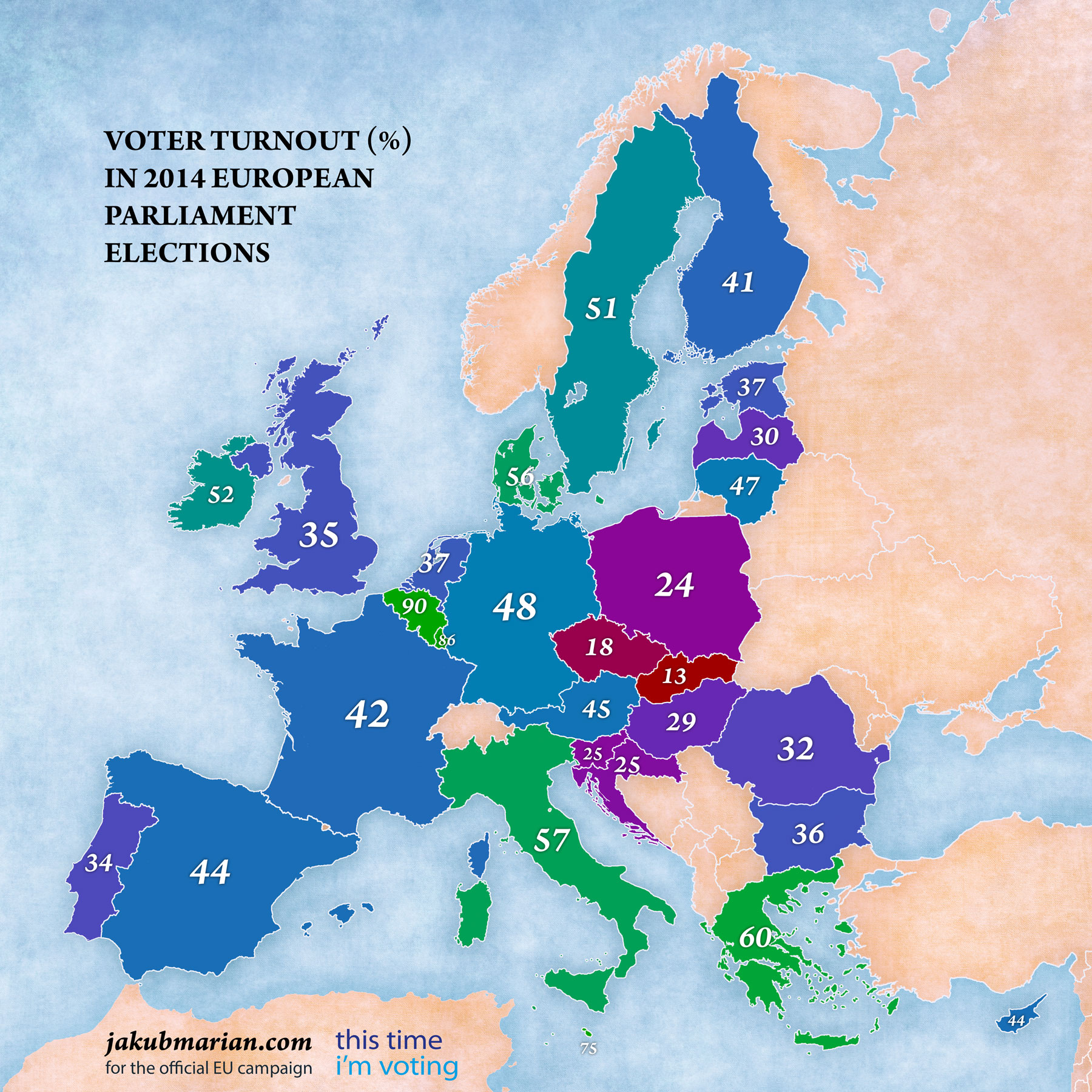 2014 EP elections turnout